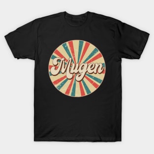 Circle Design Mugen Proud Name Birthday Anime T-Shirt